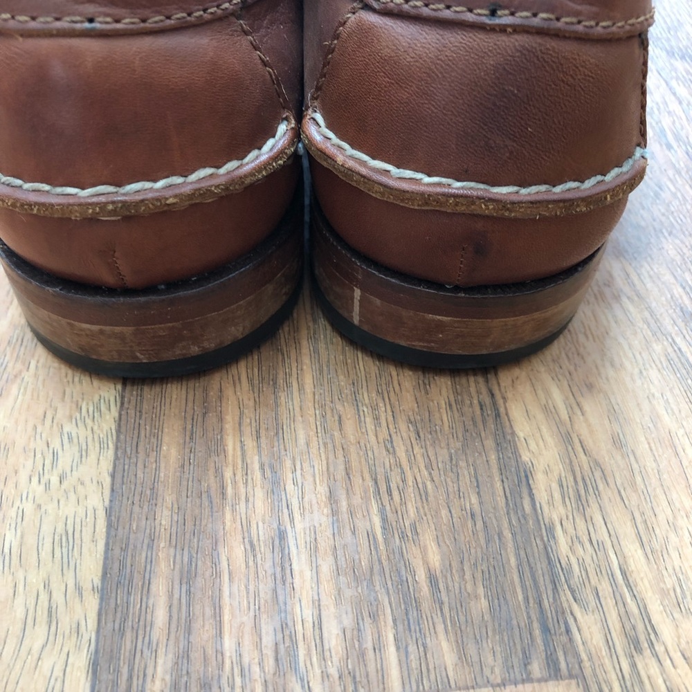 Florsheim Vintage Brown Leather Penny Loafers - Picture 3 of 7
